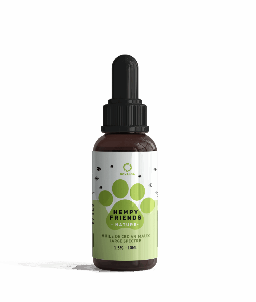 Huile CBD animaux 1,5%