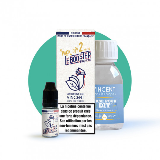 PACK DIY LE BOOSTER FRANCAIS - 125 ML - 50/50 PG/VG (6mg)