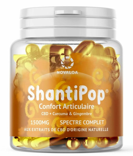 Confort articulaire : Gélules liquides Shantipop