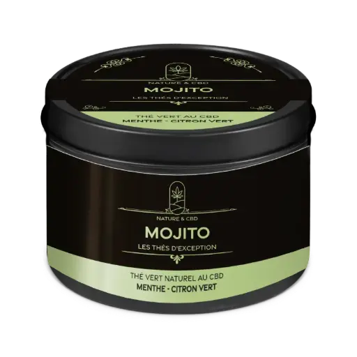  Thé Vert au CBD Mojito - Thés  d'exception